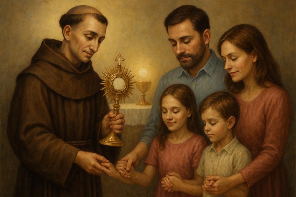 Preghiera a San Pasquale Baylón per Portare l'Eucarestia in Famiglia